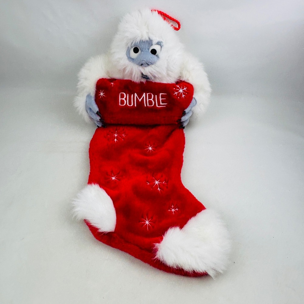 Rudolph the Red-Nosed Reindeer Bumble Christmas Stocking Red Abominable Snowman